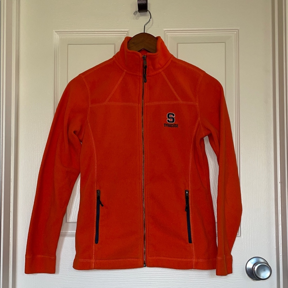 Colosseum Syracuse Orange full-zip fleece jacket – women’s S, bright orange